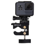 Kẹp cố định đa năng bằng hợp kim nhôm PULUZ cho GoPro, Insta360, DJI và các máy quay hành động khác, Giá đỡ kẹp cố định