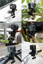 Kẹp cố định đa năng bằng hợp kim nhôm PULUZ cho GoPro, Insta360, DJI và các máy quay hành động khác, Giá đỡ kẹp cố định