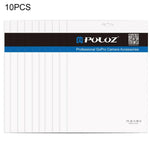 10 túi PULUZ 33cm x 23.5cm có lỗ treo, mặt trước trong suốt, màu ngọc trai trắng, túi khóa kéo đựng trang sức (Kích thước: XL), Kích thước: XL