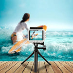 Gậy tự sướng gập ba chiều PULUZ kiêm chân máy mở rộng cho GoPro, Insta360 ONE R, DJI Osmo Action và các máy quay hành động khác, Chiều dài: 20-58cm, Chiều dài: 20-58cm