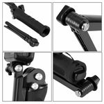 Gậy tự sướng gập ba chiều PULUZ kiêm chân máy mở rộng cho GoPro, Insta360 ONE R, DJI Osmo Action và các máy quay hành động khác, Chiều dài: 20-58cm, Chiều dài: 20-58cm