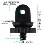 Bộ chuyển đổi chân máy vít 1/4 inch kích thước nhỏ PULUZ cho GoPro, Insta360, DJI và các máy quay hành động khác, Lỗ vít đường kính 3.9mm, Đường kính 2.2cm, Bộ chuyển đổi chân máy 2.2cm