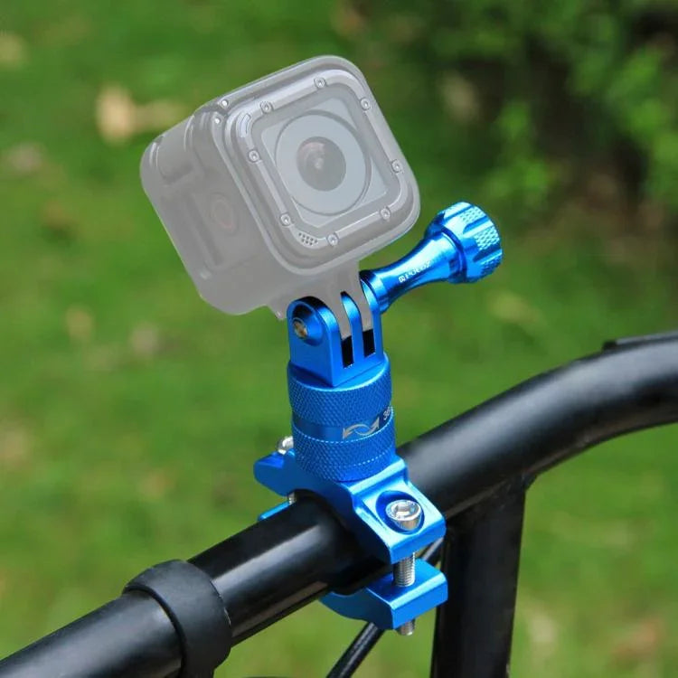Giá đỡ tay lái xe đạp bằng nhôm xoay 360 độ PULUZ kèm ốc vít cho GoPro, Insta360, DJI và các camera hành động khác, Hàng Trung Quốc (Đỏ), Hàng Trung Quốc (Xanh), Giá đỡ tay lái 1