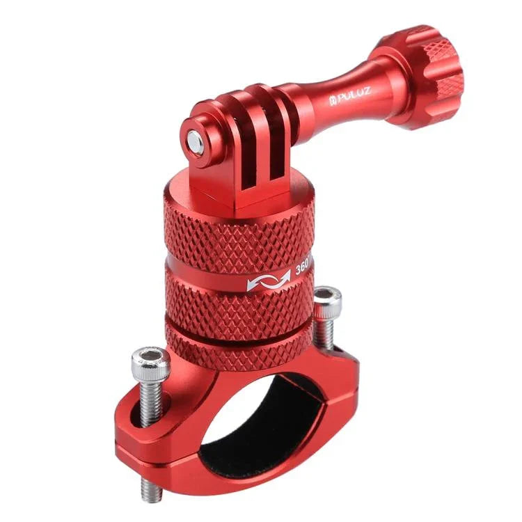 Giá đỡ tay lái xe đạp bằng nhôm xoay 360 độ PULUZ kèm ốc vít cho GoPro, Insta360, DJI và các camera hành động khác, Hàng Trung Quốc (Đỏ), Hàng Trung Quốc (Xanh), Giá đỡ tay lái 1