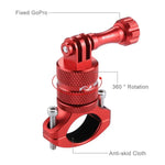 Giá đỡ tay lái xe đạp bằng nhôm xoay 360 độ PULUZ kèm ốc vít cho GoPro, Insta360, DJI và các camera hành động khác, Hàng Trung Quốc (Đỏ), Hàng Trung Quốc (Xanh), Giá đỡ tay lái 1