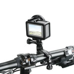 Giá đỡ tay lái xe đạp bằng nhôm xoay 360 độ PULUZ kèm ốc vít cho GoPro, Insta360, DJI và các camera hành động khác, Giá đỡ tay lái 2
