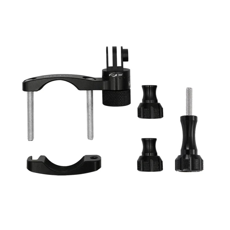 Giá đỡ tay lái xe đạp bằng nhôm xoay 360 độ PULUZ kèm ốc vít cho GoPro, Insta360, DJI và các camera hành động khác, Giá đỡ tay lái 2