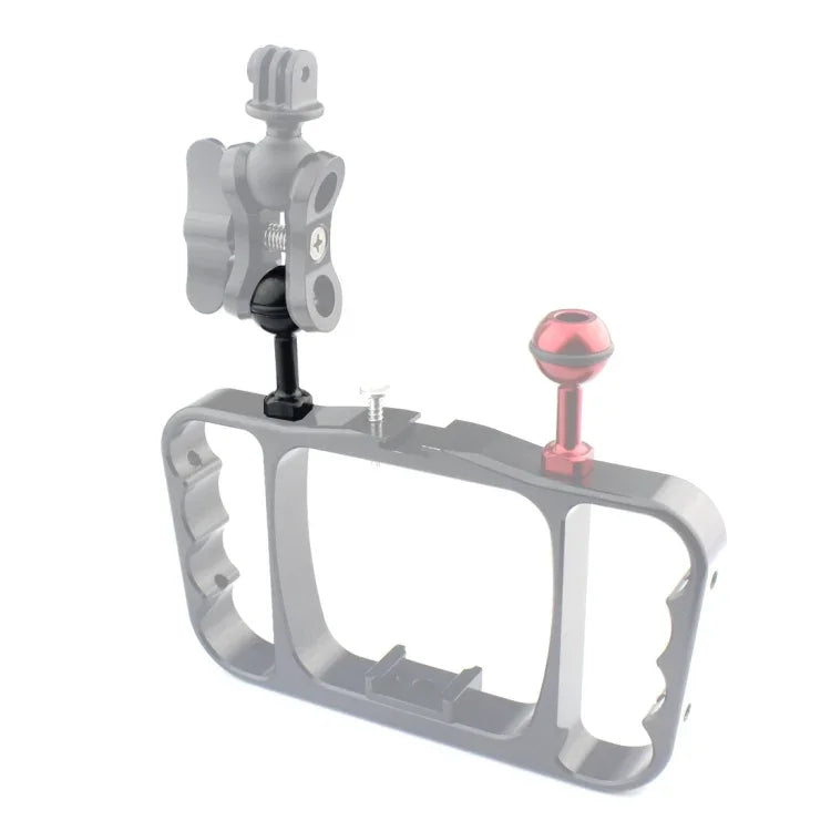 Giá đỡ adapter bi nhôm ốc 1/4 inch PULUZ cho GoPro, Insta360, DJI và các camera hành động khác, Đường kính: 2,5cm, ốc 1/4 inch (Đen), ốc 1/4 inch (Xanh dương)