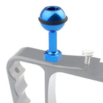 Giá đỡ adapter bi nhôm ốc 1/4 inch PULUZ cho GoPro, Insta360, DJI và các camera hành động khác, Đường kính: 2,5cm, ốc 1/4 inch (Đen), ốc 1/4 inch (Xanh dương)