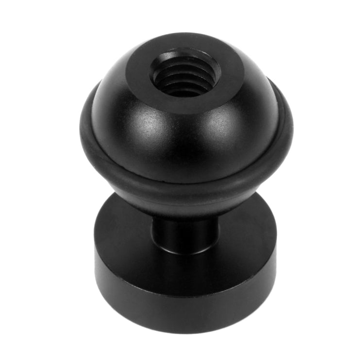 PULUZ Adapter Gắn Đầu Bi Nhôm CNC cho GoPro, Insta360, DJI và Các Máy Ảnh Hành Động Khác, Đường Kính: 2.5cm, Nhôm CNC (Màu Đen)