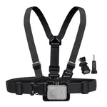 Dây Đeo Ngực Gắn Thân Máy Điều Chỉnh Được PULUZ Kèm Móc J & Vít Dài Cho GoPro, Insta360, DJI và Các Máy Quay Hành Động Khác, Dây Đeo Ngực