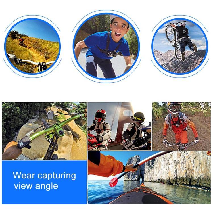 Dây Đeo Ngực Gắn Thân Máy Điều Chỉnh Được PULUZ Kèm Móc J & Vít Dài Cho GoPro, Insta360, DJI và Các Máy Quay Hành Động Khác, Dây Đeo Ngực