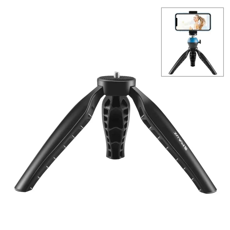 Chân Đế Bàn Mini ABS Đơn Giản PULUZ với Vít 1/4 inch cho Máy Ảnh DSLR & Kỹ Thuật Số, Chiều Cao Làm Việc: 9cm, Chân Đế ABS