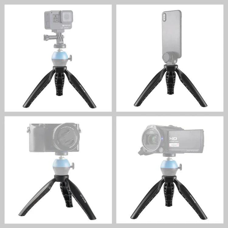 Chân Đế Bàn Mini ABS Đơn Giản PULUZ với Vít 1/4 inch cho Máy Ảnh DSLR & Kỹ Thuật Số, Chiều Cao Làm Việc: 9cm, Chân Đế ABS