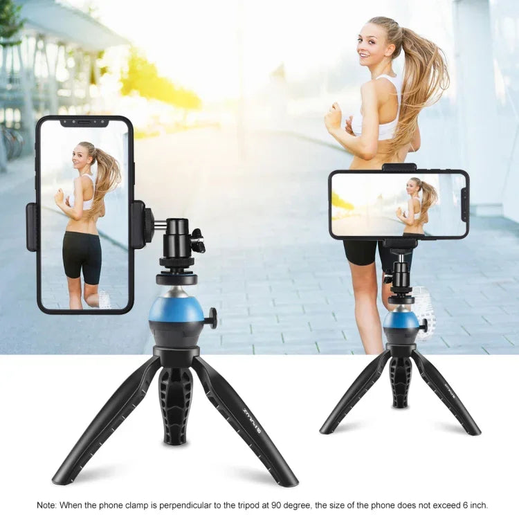 Chân Đế Bàn Mini ABS Đơn Giản PULUZ với Vít 1/4 inch cho Máy Ảnh DSLR & Kỹ Thuật Số, Chiều Cao Làm Việc: 9cm, Chân Đế ABS