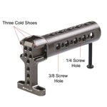 Tay Cầm Trên Bộ Ổn Định Video Cầm Tay PULUZ Kèm 3 Giá Đỡ Giày Lạnh Cho Khung Máy Ảnh, Cho Tay Cầm Trên Khung Máy Ảnh