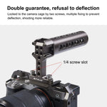 Tay Cầm Trên Bộ Ổn Định Video Cầm Tay PULUZ Kèm 3 Giá Đỡ Giày Lạnh Cho Khung Máy Ảnh, Cho Tay Cầm Trên Khung Máy Ảnh