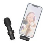 Micro không dây cài áo giảm tiếng ồn và vang cho thiết bị 8 chân, hỗ trợ sạc điện thoại, micro không dây 8 chân