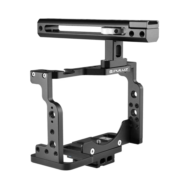 PULUZ Video Camera Cage Filmmaking Rig with Handle for Nikon Z6 / Z7, For Nikon Z6 / Z7 Cage with Handle