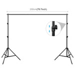 2 giá đỡ phông nền studio ảnh 2 x 2m, giá đỡ thanh ngang phông nền, 2 x 2m