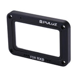 Bảo Vệ Ống Kính PULUZ Hợp Kim Nhôm Flame + Kính Cường Lực cho Sony RX0 / RX0 II, Kèm Vít và Tua Vít, Màu Đỏ Flame Mặt Trước