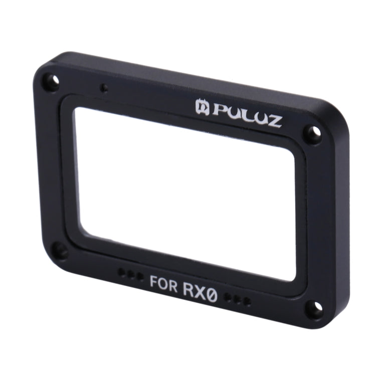 Bảo Vệ Ống Kính PULUZ Hợp Kim Nhôm Flame + Kính Cường Lực cho Sony RX0 / RX0 II, Kèm Vít và Tua Vít, Màu Đỏ Flame Mặt Trước