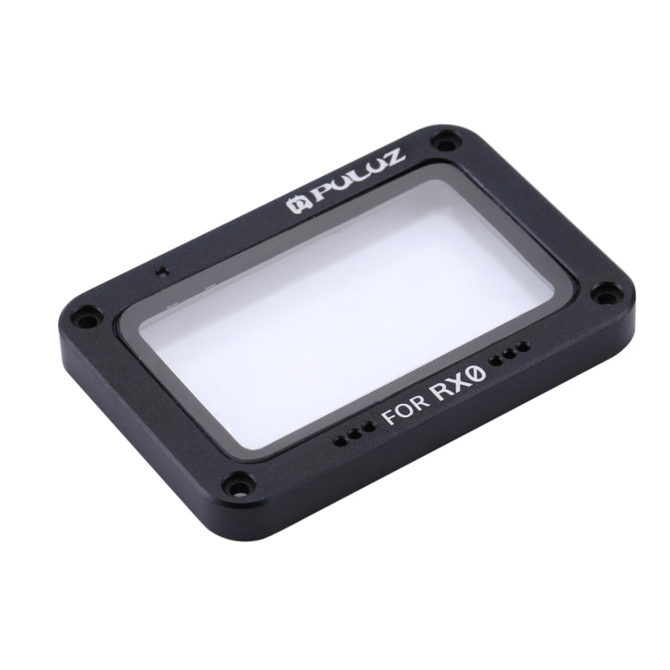 Bảo Vệ Ống Kính PULUZ Hợp Kim Nhôm Flame + Kính Cường Lực cho Sony RX0 / RX0 II, Kèm Vít và Tua Vít, Màu Đỏ Flame Mặt Trước