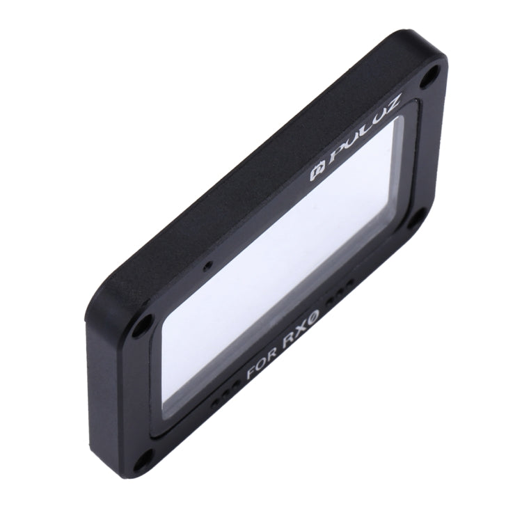 Bảo Vệ Ống Kính PULUZ Hợp Kim Nhôm Flame + Kính Cường Lực cho Sony RX0 / RX0 II, Kèm Vít và Tua Vít, Màu Đỏ Flame Mặt Trước