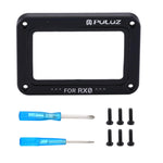 Bảo Vệ Ống Kính PULUZ Hợp Kim Nhôm Flame + Kính Cường Lực cho Sony RX0 / RX0 II, Kèm Vít và Tua Vít, Màu Đỏ Flame Mặt Trước