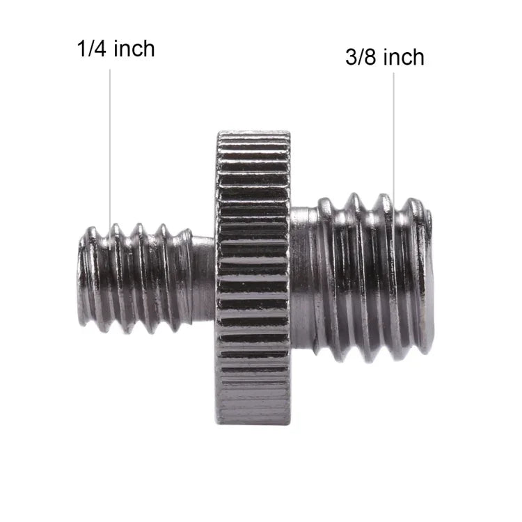 PULUZ Vít Chuyển Đổi Ren Đực 1/4 inch Sang Ren Đực 3/8 inch, 1/4 Đực Sang 3/8 Đực