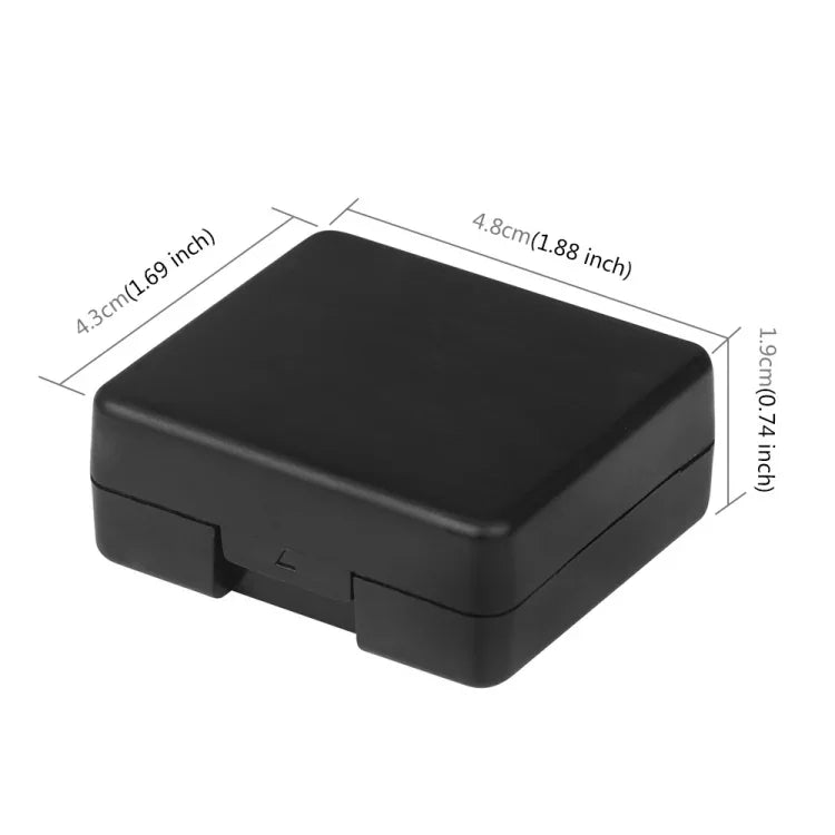 Hộp đựng pin nhựa cứng PULUZ cho DJI Osmo Action 6 / 5 Pro / Action 4 / GoPro HERO13 Black /12 Black /11 Black /10 Black /9 Black AHDBT-901 Enduro Battery, AHDBT-901