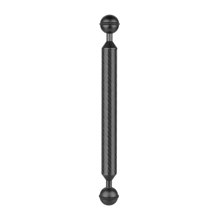 PULUZ Cánh tay nổi bằng sợi carbon 2 quả bóng 9 inch 23cm Đường kính 20.8mm, Đường kính bóng: 25mm, 9 inch Màu đen