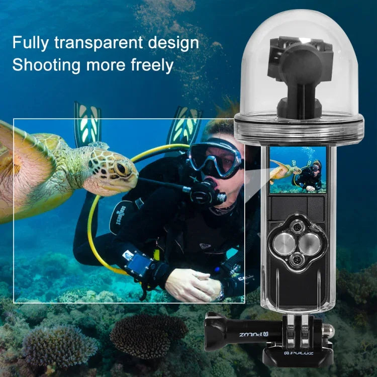 Vỏ chống nước lặn sâu 60m PULUZ cho DJI Osmo Pocket