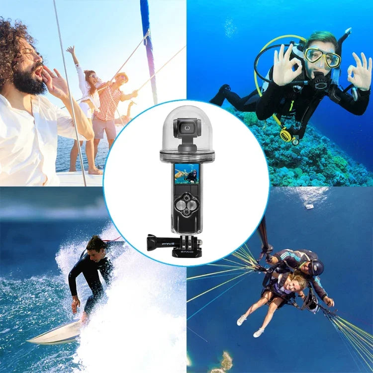 Vỏ chống nước lặn sâu 60m PULUZ cho DJI Osmo Pocket