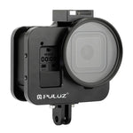 Vỏ bảo vệ CNC hợp kim nhôm PULUZ với khung bảo hiểm & kính lọc UV 52mm cho GoPro HERO8 Black, Dành cho HERO8 Black có khung