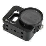 Vỏ bảo vệ CNC hợp kim nhôm PULUZ với khung bảo hiểm & kính lọc UV 52mm cho GoPro HERO8 Black, Dành cho HERO8 Black có khung
