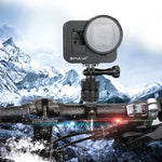 Vỏ bảo vệ CNC hợp kim nhôm PULUZ với khung bảo hiểm & kính lọc UV 52mm cho GoPro HERO8 Black, Dành cho HERO8 Black có khung