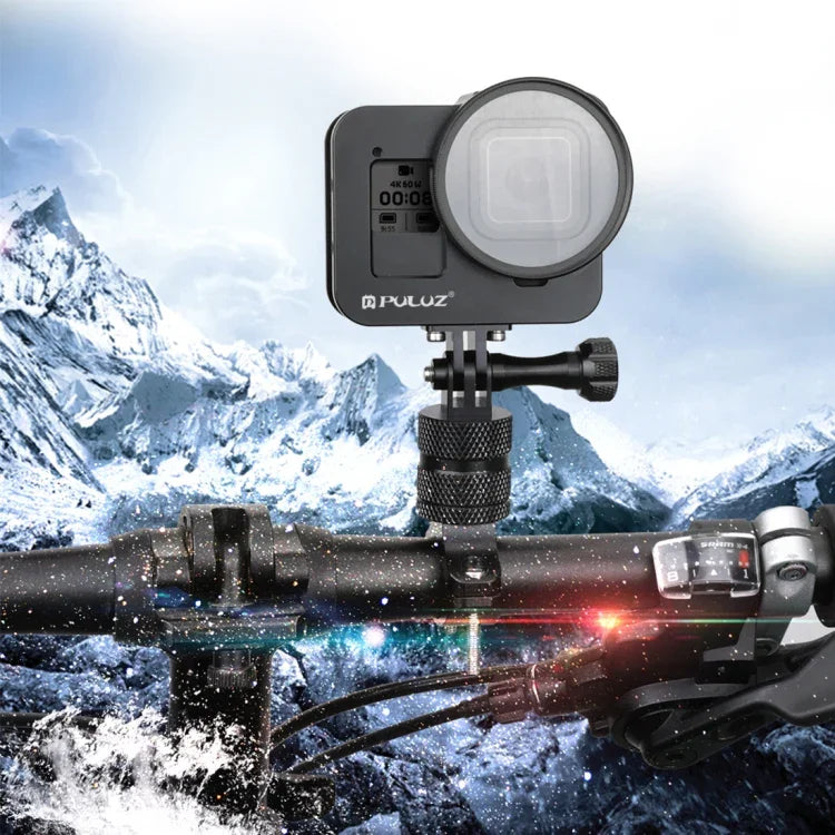 Vỏ bảo vệ CNC hợp kim nhôm PULUZ với khung bảo hiểm & kính lọc UV 52mm cho GoPro HERO8 Black, Dành cho HERO8 Black có khung