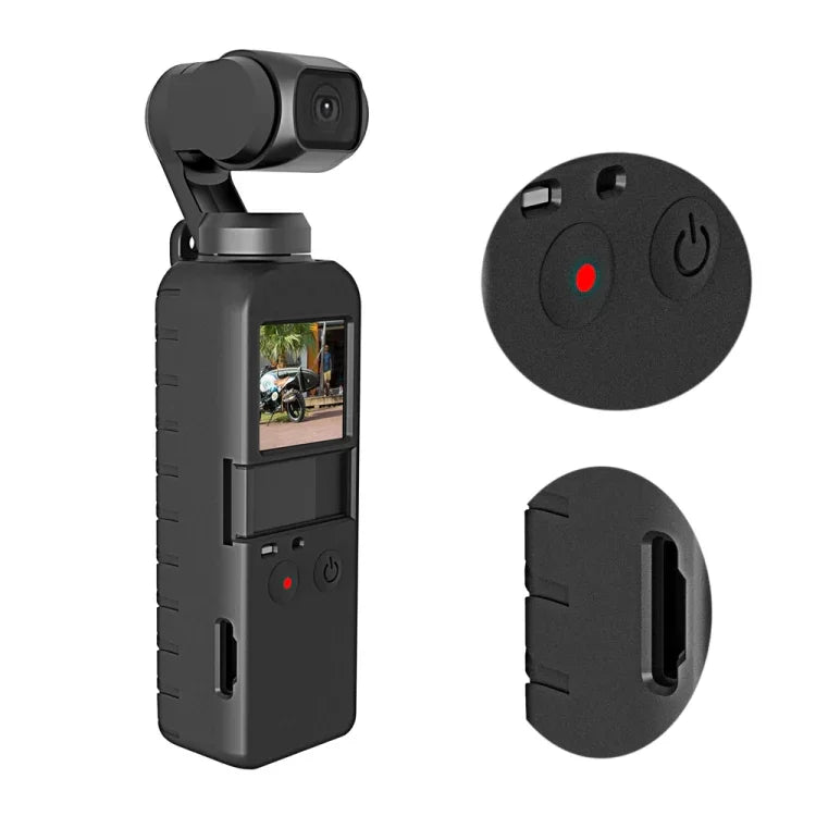 Bộ ốp silicone họa tiết kim cương 2 trong 1 PULUZ cho DJI OSMO Pocket, Dành cho DJI OSMO Pocket