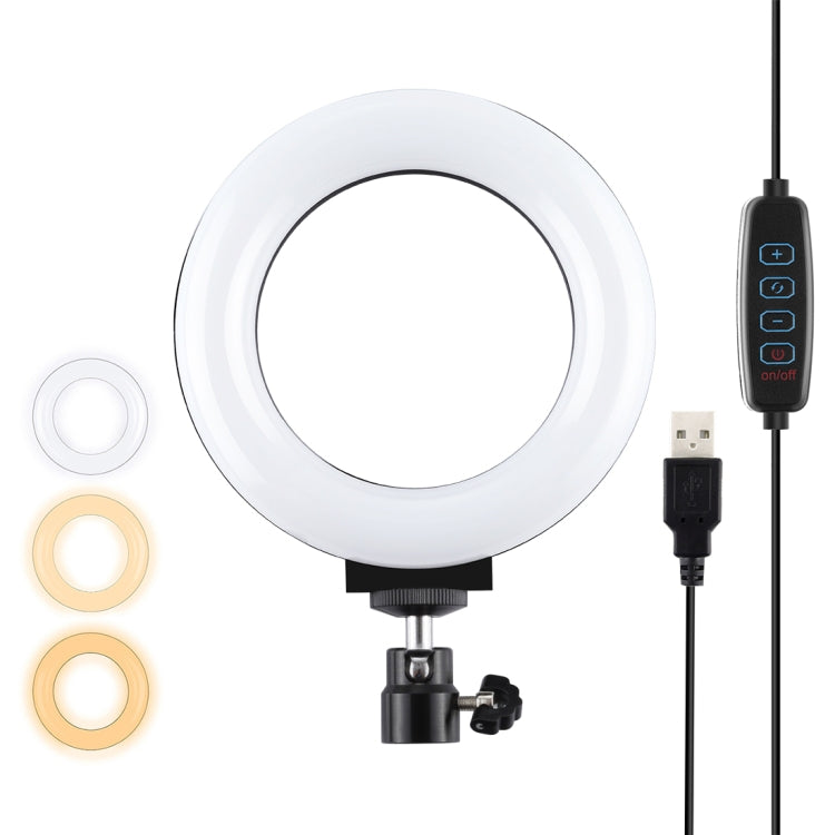 Đèn LED vòng selfie làm đẹp vlog chụp ảnh PULUZ 4,7 inch 12cm 3 chế độ điều chỉnh độ sáng với chân đế đầu bi, 4,7 inch có đầu bi