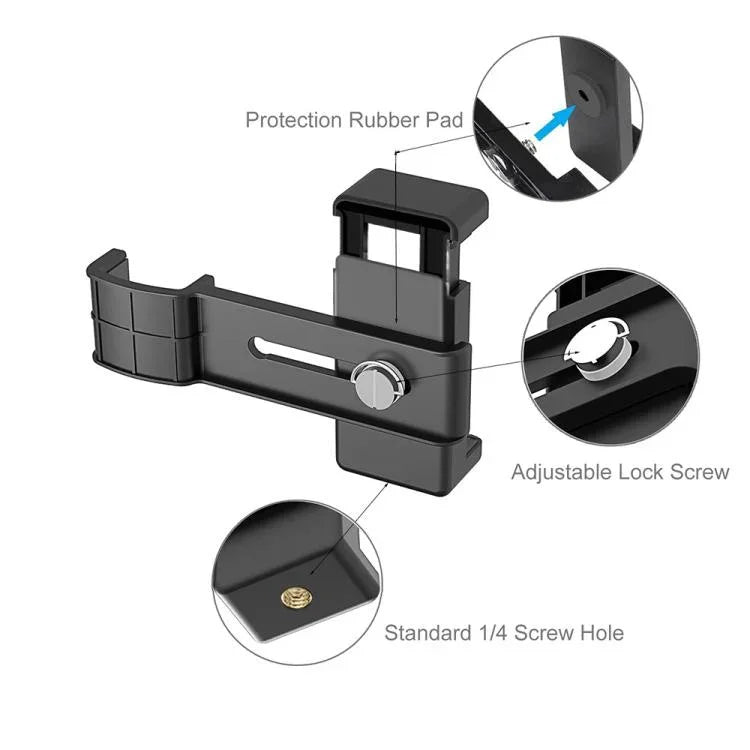 PULUZ Kẹp cố định điện thoại 1/4 inch giá đỡ cho DJI OSMO Pocket / Pocket 2, Kẹp