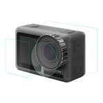 PULUZ Kính cường lực 9H 2.5D cho ống kính + Màn hình LCD trước và sau cho DJI Osmo Action, Dành cho DJI Osmo Action