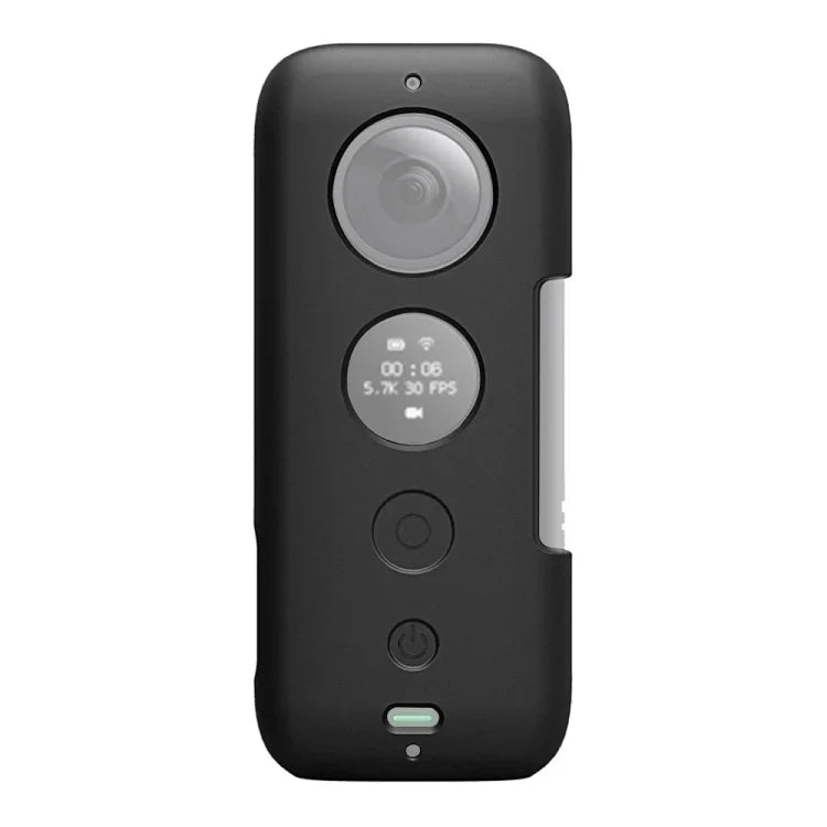 PULUZ Vỏ bảo vệ silicone có nắp ống kính cho Insta360 ONE X, Dành cho Insta360 ONE X(Đen), Dành cho Insta360 ONE X(Đỏ)