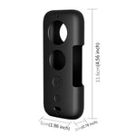 PULUZ Vỏ bảo vệ silicone có nắp ống kính cho Insta360 ONE X, Dành cho Insta360 ONE X(Đen), Dành cho Insta360 ONE X(Đỏ)