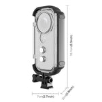 PULUZ Vỏ bảo vệ chống nước dưới nước 30m cho Insta360 ONE X, kèm khóa gắn cơ bản & ốc vít, Dành cho Insta360 ONE X