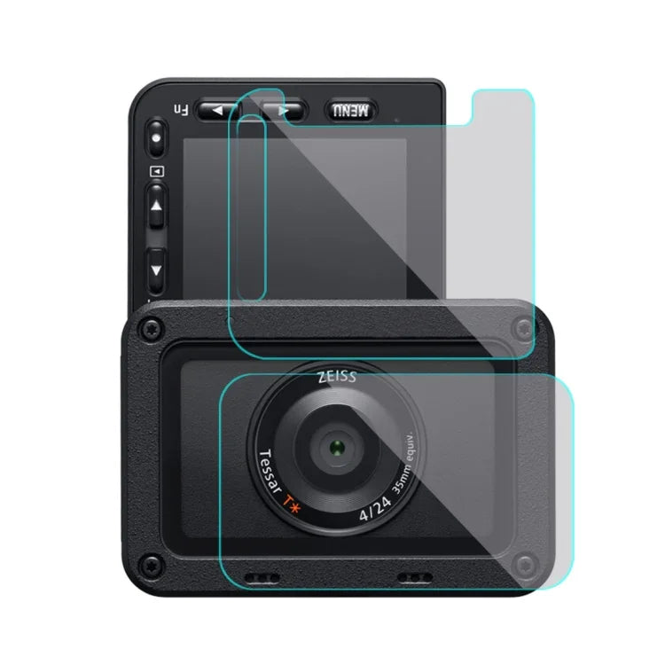 PULUZ Màng chống dấu vân tay AF HD linh hoạt cho ống kính trước và màn hình LCD sau cho Sony RX0 II / RX0, Dành cho Sony RX0 II