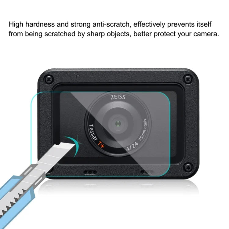 PULUZ Màng chống dấu vân tay AF HD linh hoạt cho ống kính trước và màn hình LCD sau cho Sony RX0 II / RX0, Dành cho Sony RX0 II