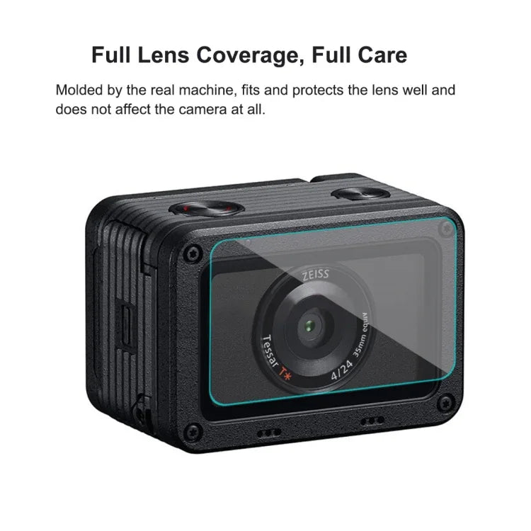 PULUZ Màng chống dấu vân tay AF HD linh hoạt cho ống kính trước và màn hình LCD sau cho Sony RX0 II / RX0, Dành cho Sony RX0 II