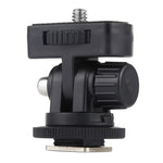 PULUZ Adapter gắn chân máy 1/4 inch ren vít Cold Shoe, Adapter gắn