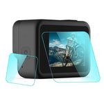Kính cường lực 9H 2.5D bảo vệ ống kính + màn hình LCD PULUZ cho GoPro HERO8 Black, Dành cho GoPro HERO8 Black